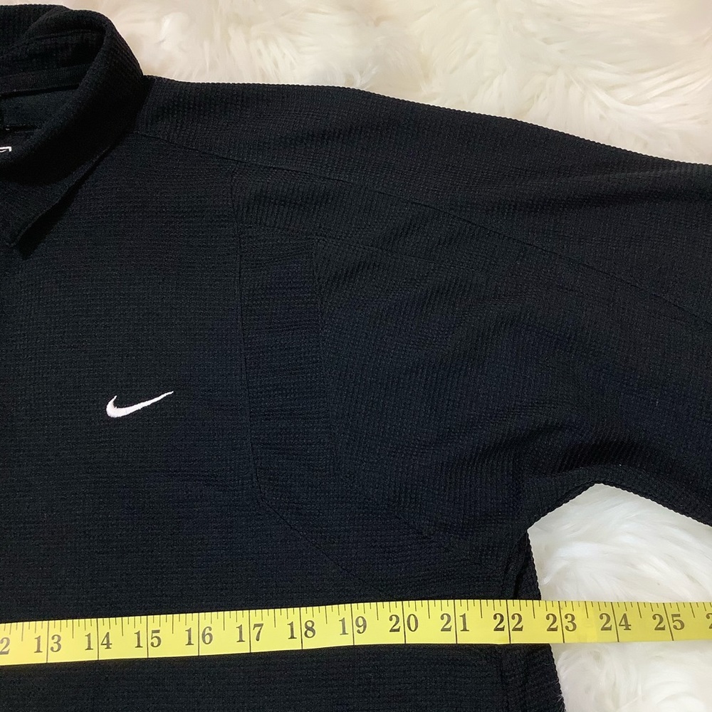 Nike Men's Polo XL Black Shirt Golf Embroidered Dri Fit 3 Button Shirt - Picture 5 of 10